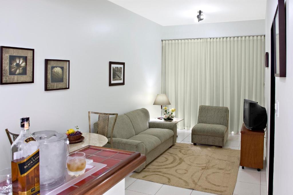Hotel Flat Bassano Vaccarini リベイラン・プレト 部屋 写真